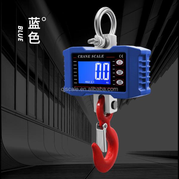 Digital LED Crane Weigh Scale Division 0.1/0.2/0.5kg Lightweight LCD Luggage Weighing Scales with Customization Support
