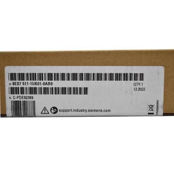 SIEMENS PLC SIMATIC S7-1500 CPU 1511TF-1 PN 6ES7511-1UK01-0AB0 MEMORY CARD REQUIRED
