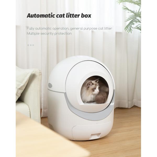Pet Smart Fully Automatic Extra Large Cleaning Odor Removal Cat Litter Box Anti-Splash Cat Litter Tray