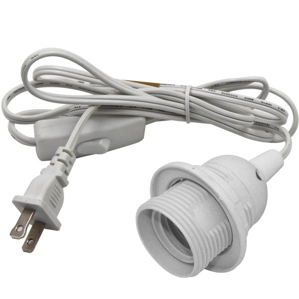 UK Plug E14 Salt Lamp Power Cord with 303 Switch 1.2M