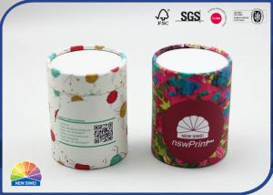 China Die Cut Printed Customized Size Paper Packaging Tube Eco Friendly on sale