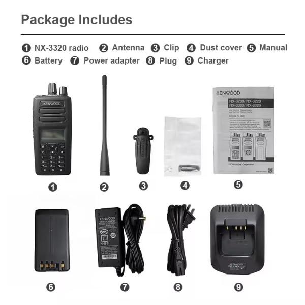 Kenwood NX-3220 DMR NXDN Digital Two Way Radio IP67 Waterproof