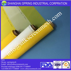 Wholesale where to buy silk screen mesh 43T white/yellow plain weave bolting cloth from china suppliers