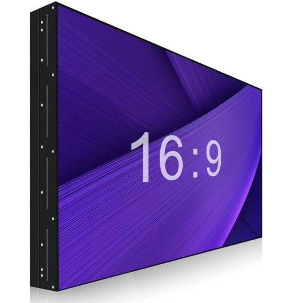 Floor Standing LCD Display 2x2 Video Wall Advertising Player With 4K Controller