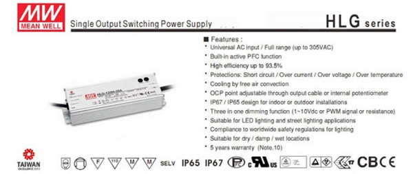 High Efficiency cooling system & patented heat sink for high bay lighting