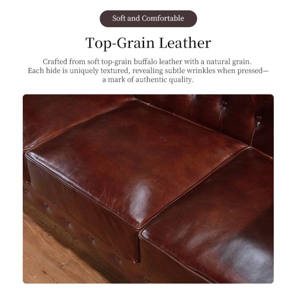Artistic Harlequin Patchwork Chesterfield 3 Seater Sofa Luxury Multi-Color Leather Tufted Couch for Creative Studio & Gallery