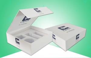 Wholesale Grey Board Paper Packaging Boxes / Hard Gift Box EVA Insertor For Selling Cosmetics from china suppliers