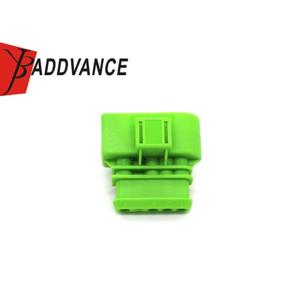 3A0973334B 4 Pin Green Male O2 Oxygen Sensor Connector For Wire Harness