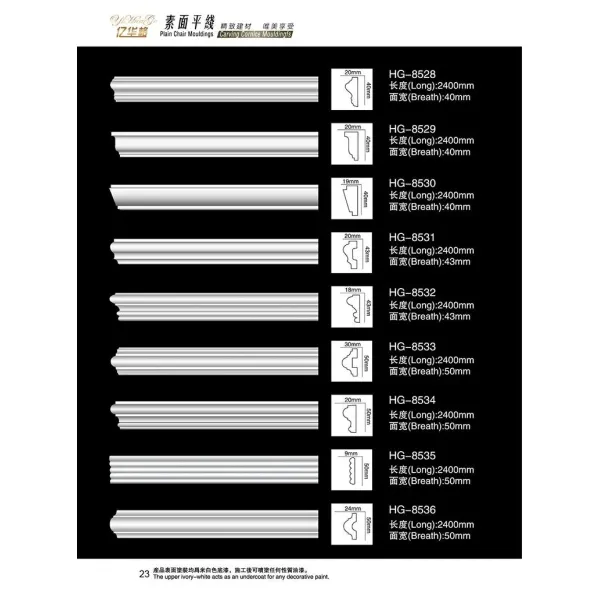 Polyurethane Ornamental Mouldings PU Onlay Scroll