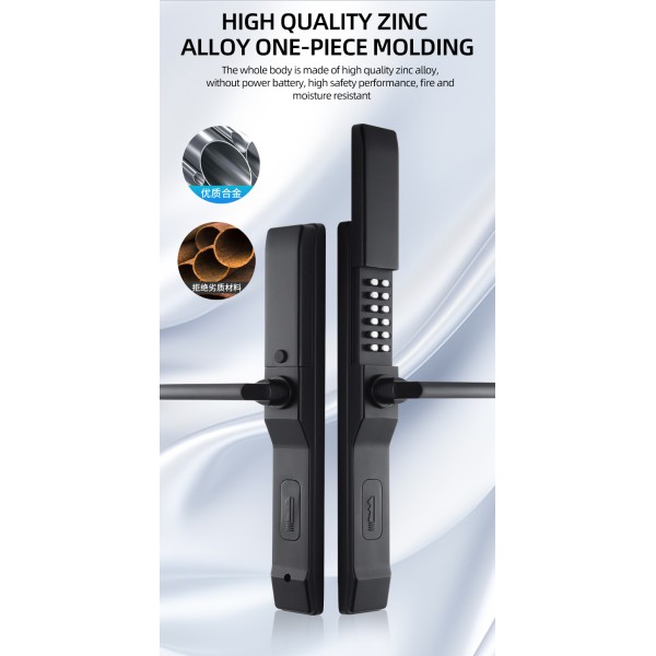 YAGU Double-sided Popular Design Push Button Door Lock Security Mechanical Code Door Handle Lock
