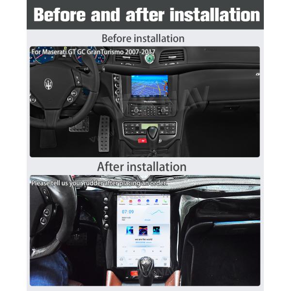 Android 11 13.6'' Touch Screen Car Radio For Maserati GT GC GranTurismo 2007-2017