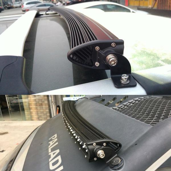 3D 120W 150W 180W 240W Super Slim Single Row Curved Led Light Bar Combo Beams For 4x4 Offroad SUV 4WD ATV Driving Work L