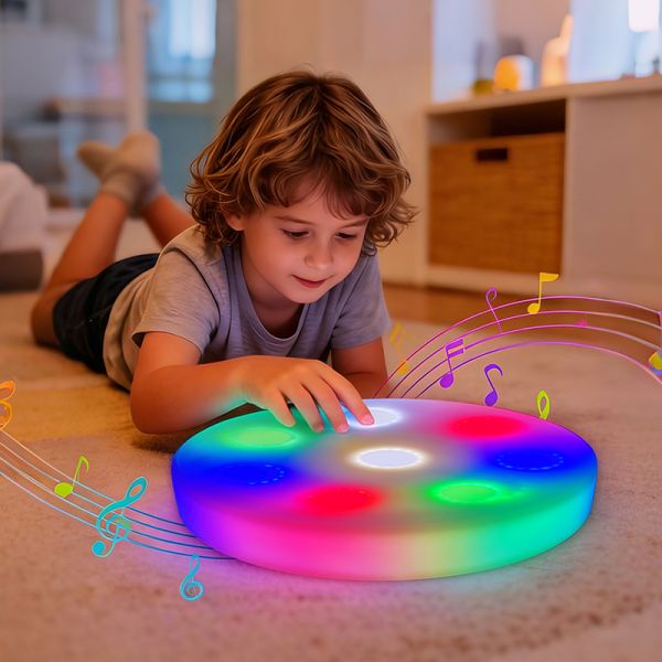 Interactive Electronic Whack-A-Mole Game With Music Lights Educational Sensory Puzzle Toy For Kids