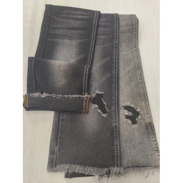 75.2%Cotton No elastic Cotton Polyester Rayon BLACK/BLACK 178-180cm Denim fabric 10*7 JSD3135A