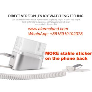 COMER anti-theft for gsm mobile phone cable locking security acrylic display