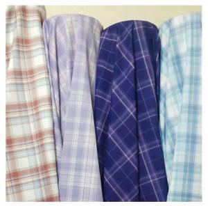 Wholesale Dyed Flannel 100 Polyester Filament Check Yarn Uniform Giguam Fabric With Construction from china suppliers