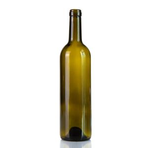 Wholesale Personalized Bordeaux Glass Wine Bottle 187ml 375ml 750ml from china suppliers