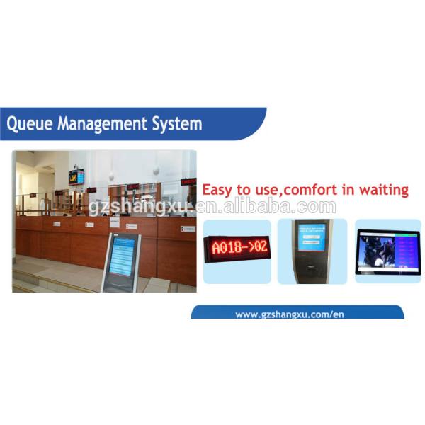 17 inch Automatic Banking Queue Management System with 7" Tablet Calling Pad Terminal,Queue Number Ticket Kiosk System