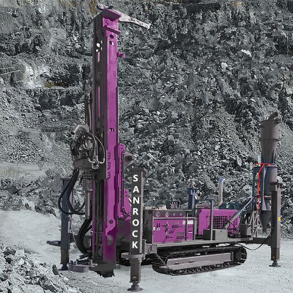 Reverse Circulation Drilling Rig Power 132KW Hydraulic Core Drilling Rig Crawler Drilling Machine