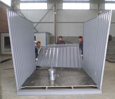 Workshop Storage Solution 16ft Foldable Self Storage Portable Sandwich Panel Container