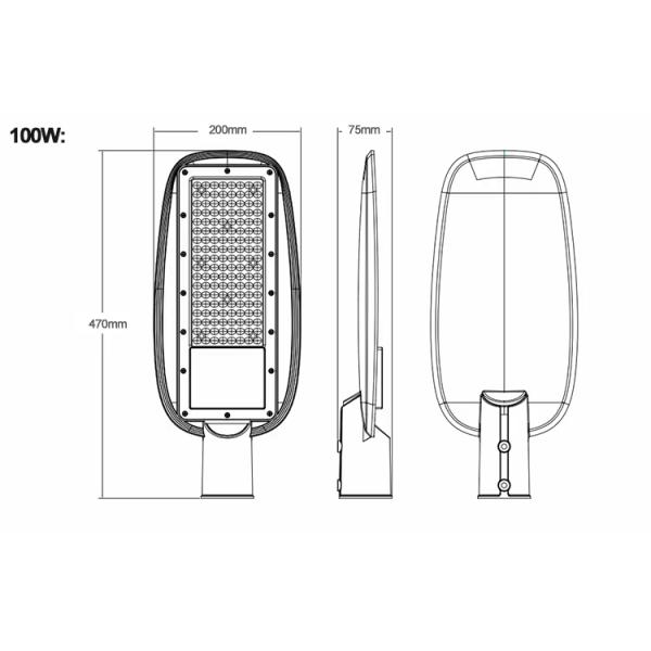 Cheap Street Led Lights Outdoor IP65 6-10KV CE Certificated