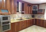 Ancient Solid Wood Kitchen Cabinets , Hanging Kitchen Wall Cabinets With Quartz