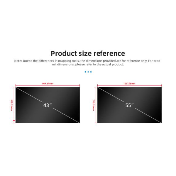 43 55 Inch Wall Ceiling Mount Advertising Screen Digital Menu Boards for Fast Food