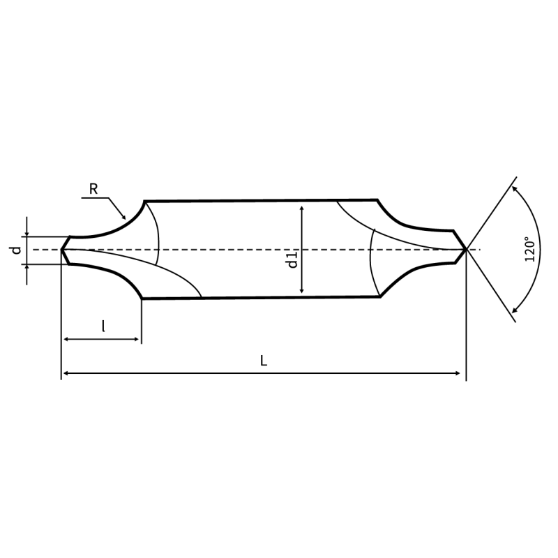 R Type Center Drill