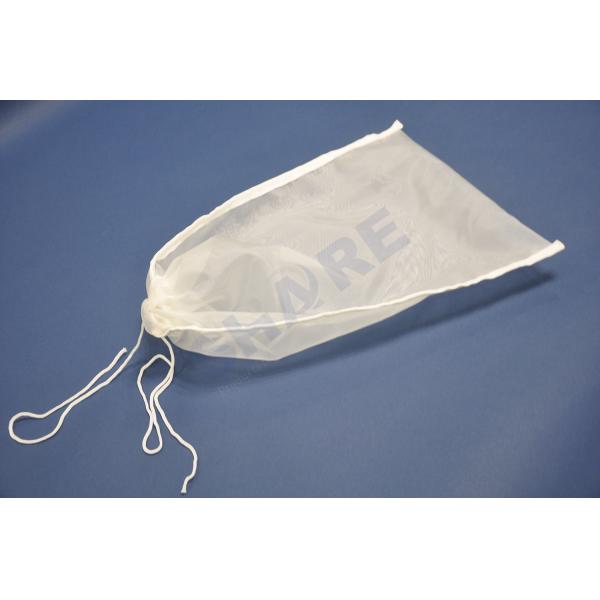 Fabricated PP Mesh Filter Basket With Sewn Bottom In Custom Tailored Size