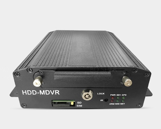 4G / 3G WIFI HDD Mobile DVR With VGA And Alarm Port For Truck Three Channels