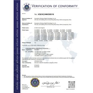 Guangzhou Zhisheng Digital Technology Co., Ltd. Certifications