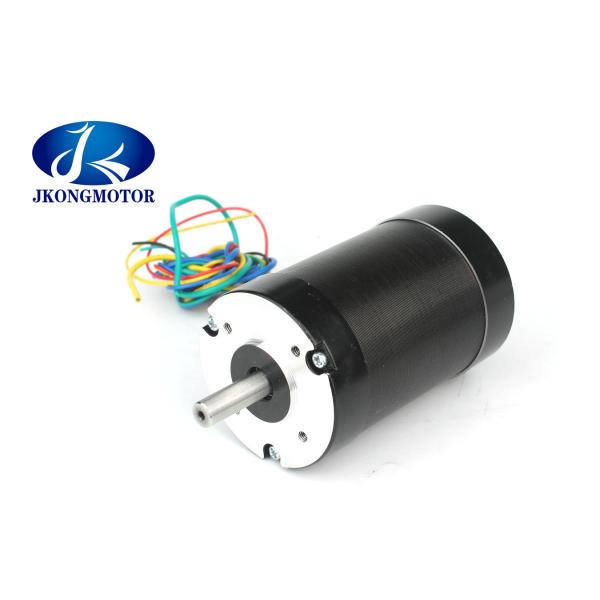 high voltage 80mm Round Brushless DC Electric Motor 3000RPM 110W - 440W With 120 Degree Electrical Angle Single Shaft