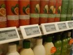 COMER esl /electronic shelf label with prevent stealing design for supermarket