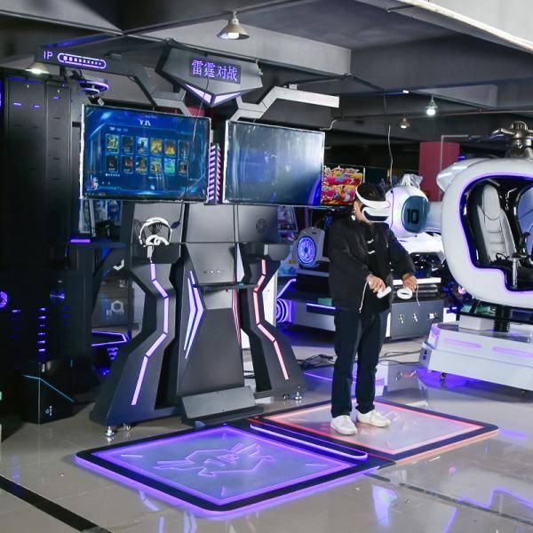 Development VR System Easy Operate VR Shooting Game Machine with Max Capacity 600kg