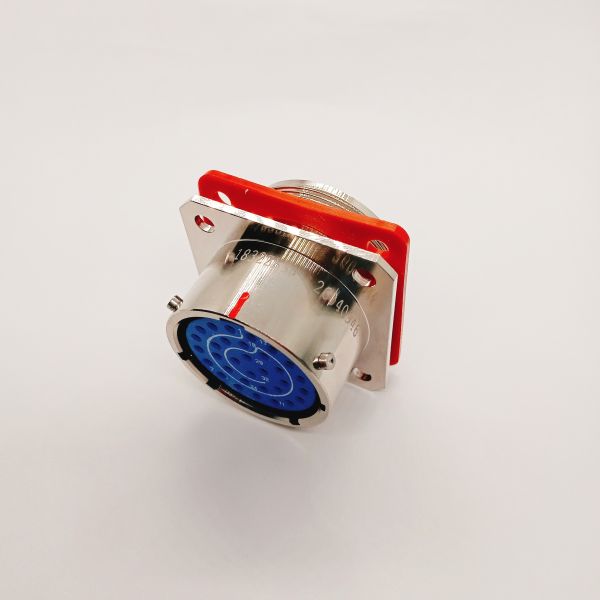Y11 Series Circular Connector 19-Pin Plug Male Aviation Connector with IP65 Dustproof Waterproof and Gold-Plated Contacts