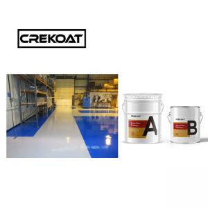 China Adhesion Water Based Epoxy Floor Paint Low VOC Epoxy Floor Top Coat Low Odor on sale