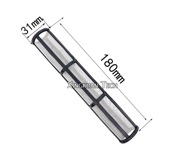 Gun Insert Cylinder Filter Mesh , Wire Mesh Filter Tube SS302 SS304 SS304L Material