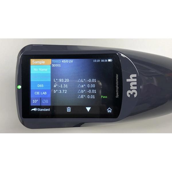 YS4560 45/0 Spectrophotometer 4mm 8mm Double Aperture Chroma Meter for Textile Color Checking