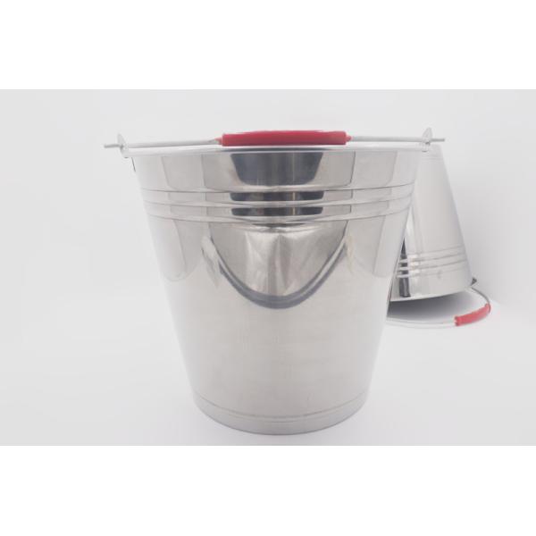 8L Factory price 201#stainless steel water bucket premium bucket cheap ice bucket