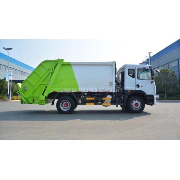 Manual Transmission 10cbm Waste Collection Garbage Compactor Truck for Garbage Can Cleaning and Compression at Affordable