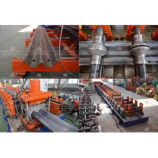 Anti Collision 2.5mm Highway Guardrail Roll Forming Machine 12m/Min