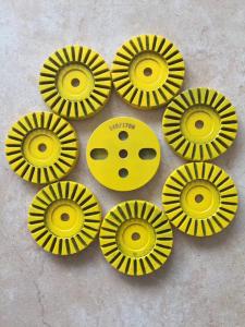 Wholesale 24 Segment Turbo Cup Wheel Floor Buffer Pads For Concrete / Terrazzo / Granite from china suppliers