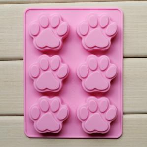 Wholesale 6 with catlike cold hand soap cake mold silicone mold pastry tools muffin mold SB-090 from china suppliers