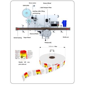 TN-150DL With Frame Intelligent Self Adhesive Positioning Labeling Machine