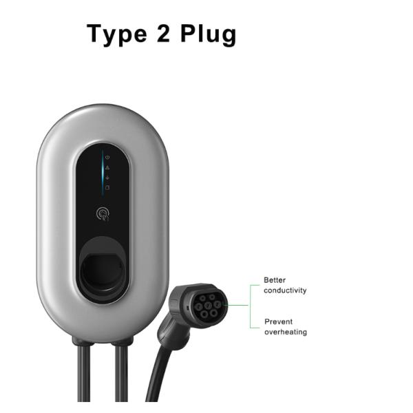 Pole Mount Type 2 EVSE CCS Home Charger EN61851 Standard