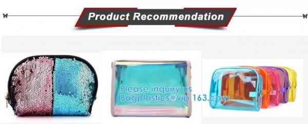 TPU EVA Cheap Plastic Zipper Bag Makeup Sponge Cosmetic Packaging Storage Suit Bag,vinyl cosmetic bag with zipper bageas