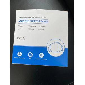 4 Layer KN95 Face Mask Fiberglass Free With Adjustable Nose Piece