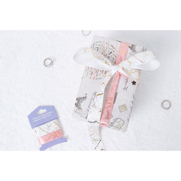 Gift Ribbon set custom for gift packing birthday merry Christmas ribbon 1 yard Luxury Christmas Ribbon