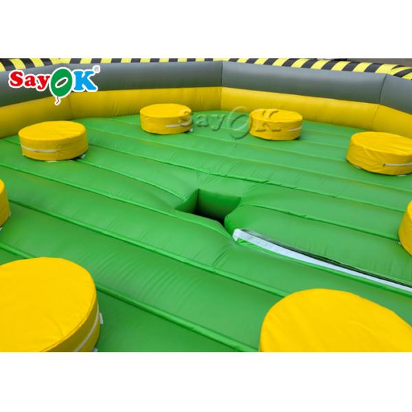 Inflatable Backyard Games 6m Crazy Inflatable Meltdown Machine Meltdown Wipeout Game For Amusement