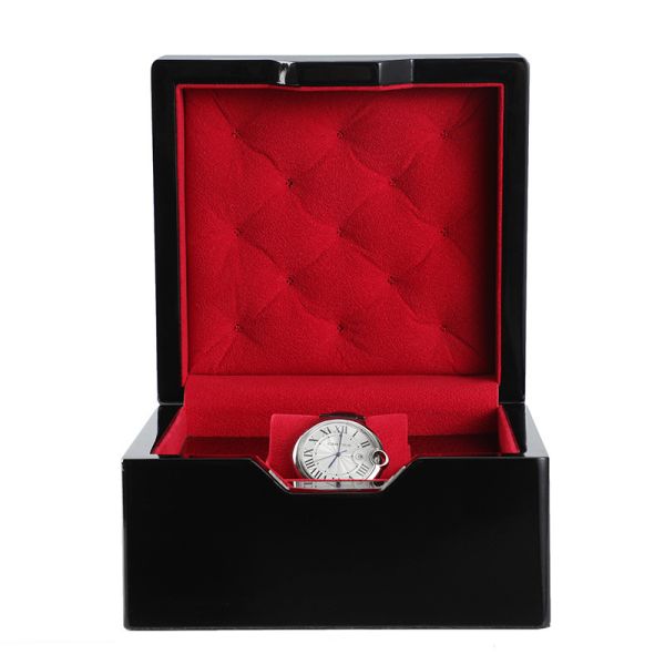 Watch Box Wholesale Window Opening PU Customized Rectangular Jewelry Packaging High end Paint Packaging Box Storage Box Gift Box
